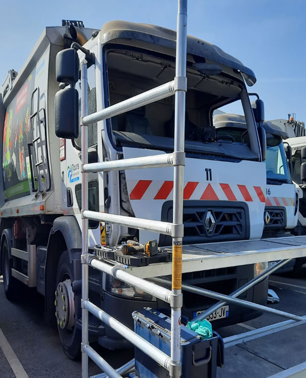 Remplacement de vitrage pour camion